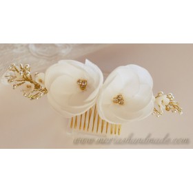 Αξεσουάρ μαλλιών, νυφικό χτενάκι 3125 για την Ειρήνη Μ. από Bridal Treasure Studio